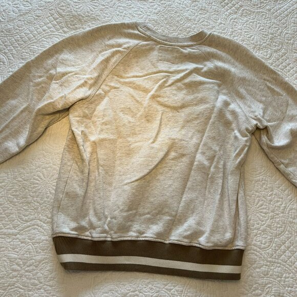 Roots Cabin Crewneck Sweatshirt Heathered Oatmeal - Picture 4 of 9